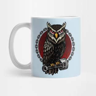 Owl Piston Mug